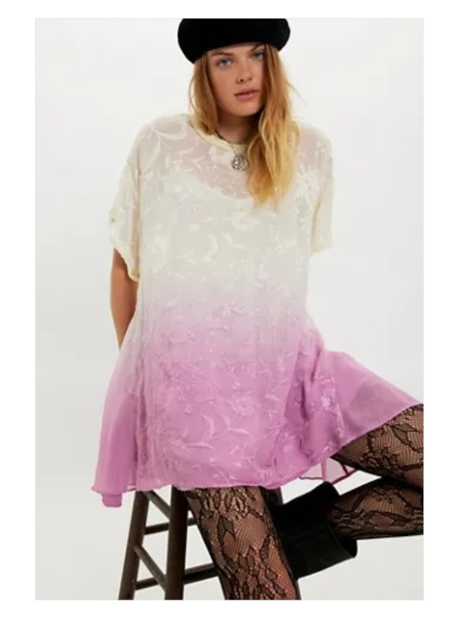 Free People Petal Dusk Mini Dress
